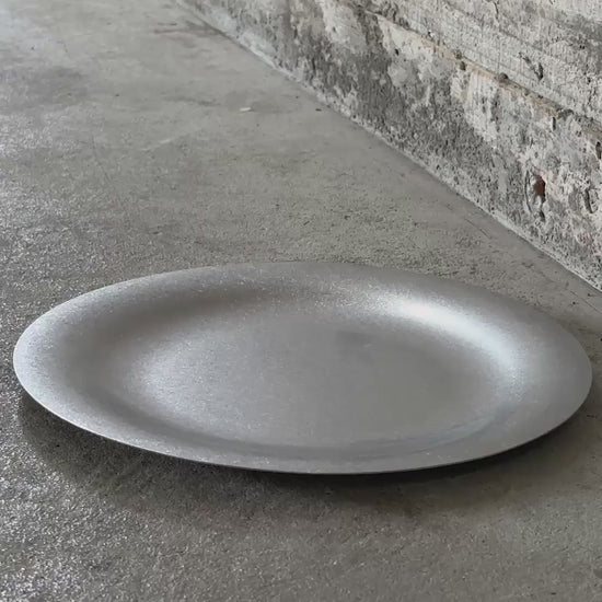 object.01 tallerken i rustfrit stål